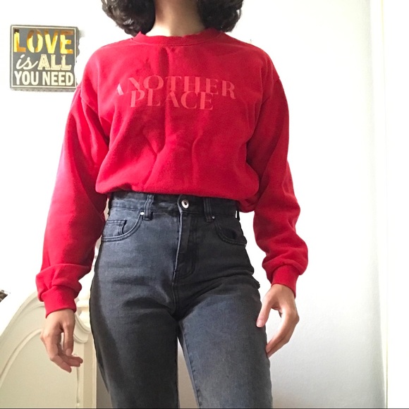 Forever 21 Sweaters - Red crew neck sweater